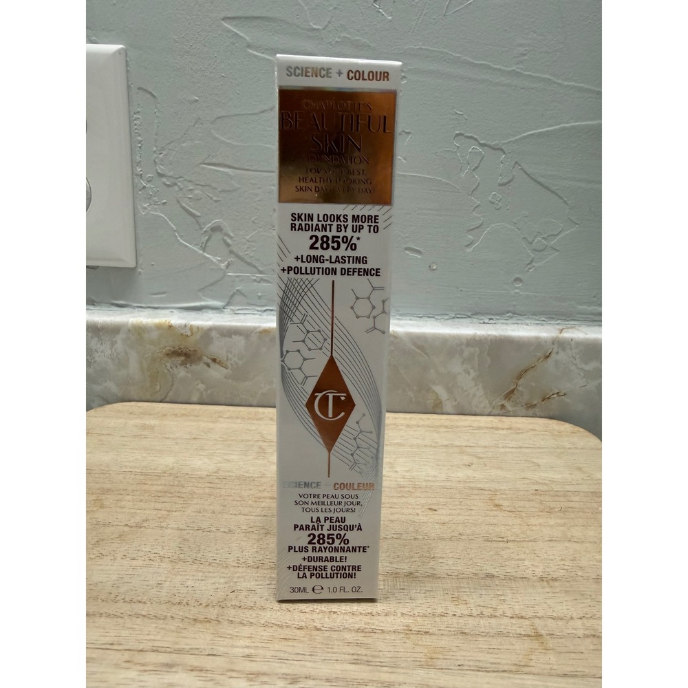 Charlotte Tilbury Beautiful Skin Foundation 3 Cool Froid 30ml 1oz New in Box